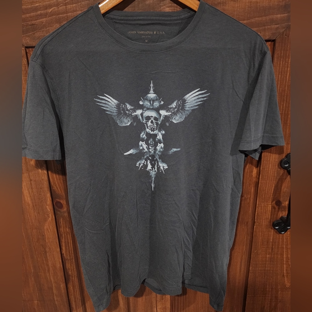 John Varvatos Winged Skull NWOT